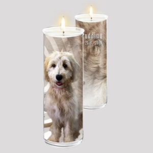 Bougie pattes de chien